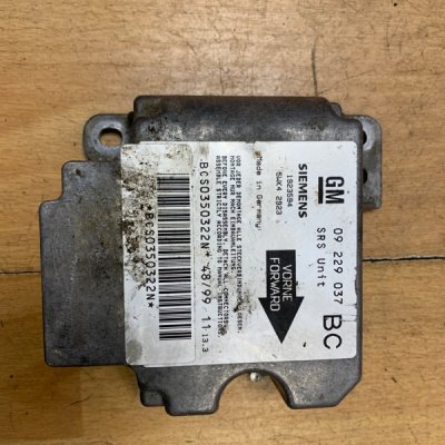 Блок управления аирбаг Opel Astra G 1998-2004 - изображение 1