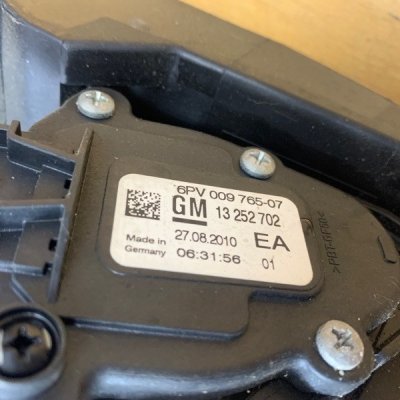 Педаль газа Opel Astra J 2010 хетчбэк 5-ти дв. A16LET - изображение 6