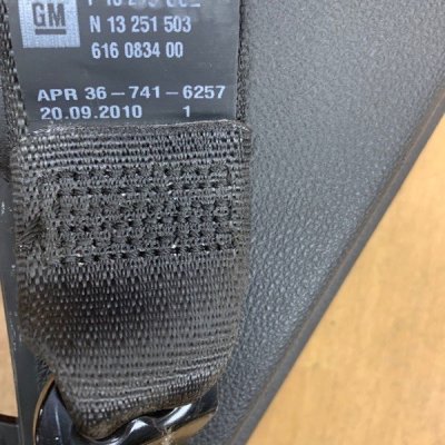 Ремень безопасности Opel Astra J 2010 хетчбэк 5-ти дв. A16LET Задн. Лев. - изображение 18