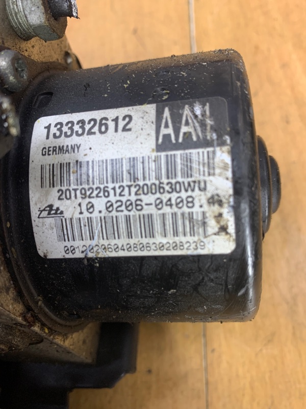 Блок abs Opel Astra J