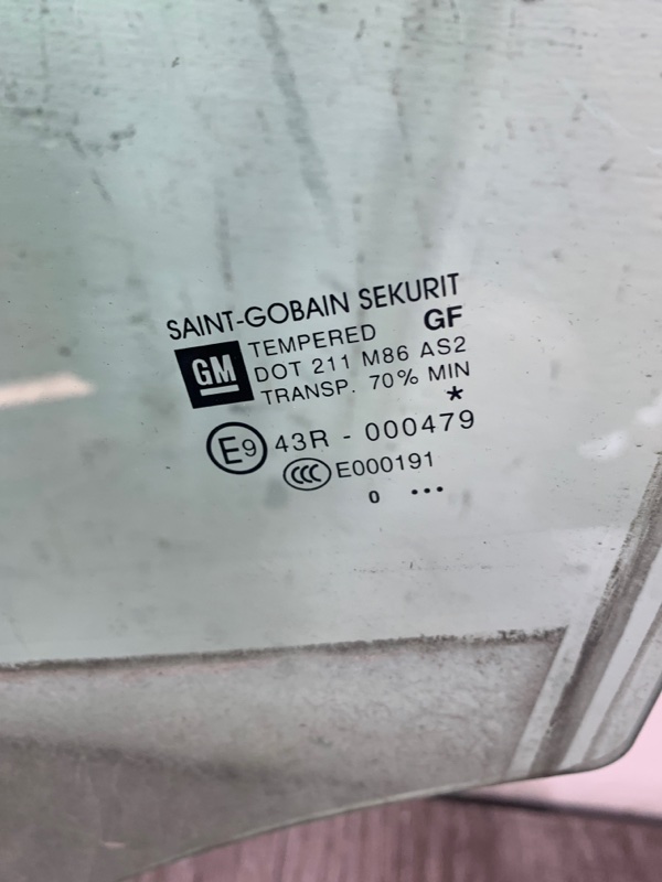 Стекло Opel Meriva B 2010 минивэн Задн. Лев.