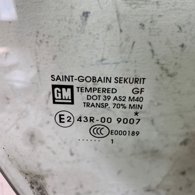 Стекло Opel Corsa D 2006-2010 хетчбэк 3-х дв. Перед. Прав. - изображение 3