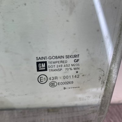 Стекло Opel Corsa D 2009 хетчбэк 5-ти дв. Задн. Лев. - изображение 3