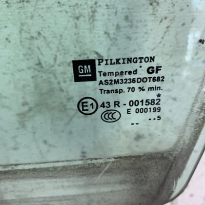 Стекло Opel Astra H 2005 хетчбэк 5-ти дв. Задн. Лев. - изображение 3