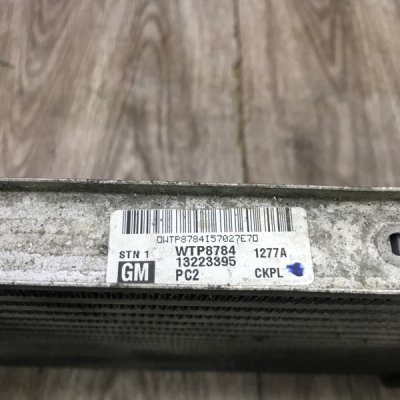 Интеркулер Opel Zafira B 2009 Z19DTH - изображение 5