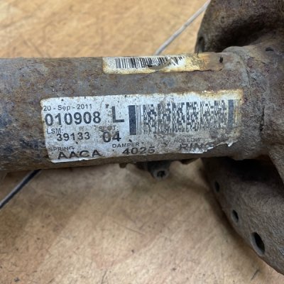 Стойка подвески Opel Astra J 2010 A16XER Перед. Лев. - изображение 2