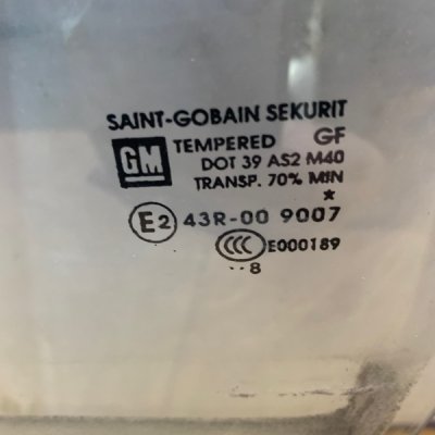 Стекло Opel Corsa D 2008 хетчбэк 3-х дв. Перед. Лев. - изображение 6