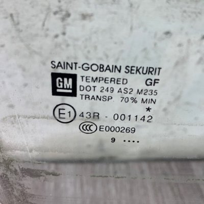 Стекло Opel Corsa D 2009 хетчбэк 5-ти дв. Задн. Прав. - изображение 5