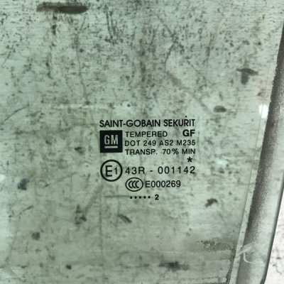 Стекло Opel Corsa D 2012 хетчбэк 5-ти дв. Задн. Лев. - изображение 1