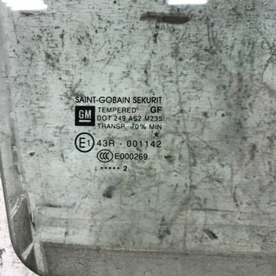 Стекло Opel Corsa D 2012 хетчбэк 5-ти дв. Задн. Прав. - изображение 3