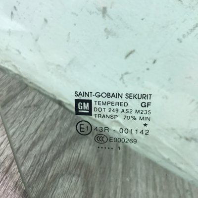 Стекло Opel Corsa D 2011 хетчбэк 5-ти дв. Задн. Прав. - изображение 5