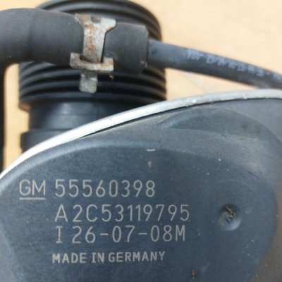 Дроссельная заслонка Opel Astra H 2004-2014 Z16XER - изображение 7