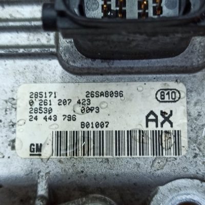 Блок управления двигателем Opel Corsa C 2001 Z12XE - изображение 4