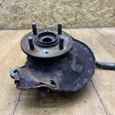 Поворотный кулак Honda Civic 2000 D14Z4 Перед. Лев. - изображение 4