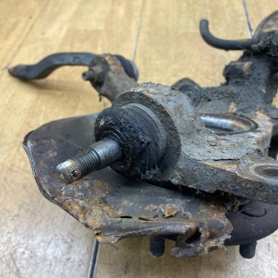 Поворотный кулак Honda Civic 2000 D14Z4 Перед. Лев. - изображение 8