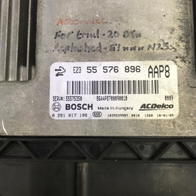 Блок управления двигателем Opel Astra J 2010 A20DTH - изображение 5
