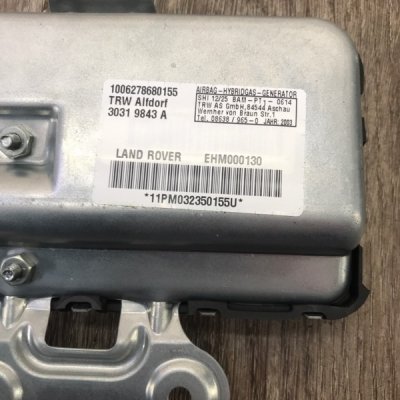 Аирбаг боковой Land Rover Range Rover 2003 внедорожник Перед. Лев. - изображение 8