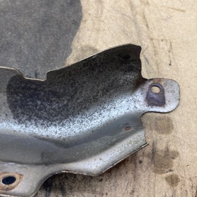Кожух выпускного коллектора Saab 9-5 2003 D308L - изображение 9