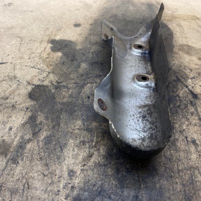 Кожух выпускного коллектора Saab 9-5 2003 D308L - изображение 4