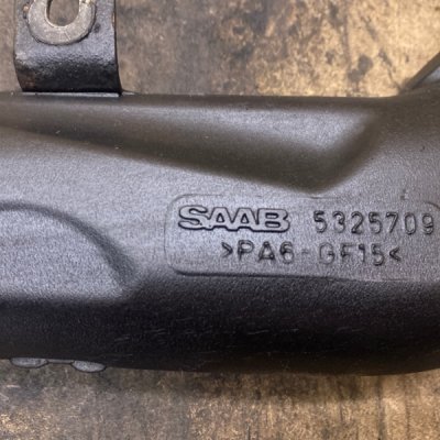 Патрубок интеркулера Saab 9-5 2003 D308L - изображение 7