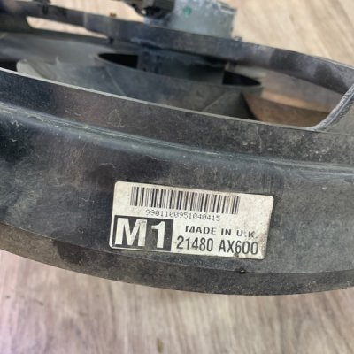 Вентилятор радиатора Nissan micra 2005 CR12DE - изображение 4