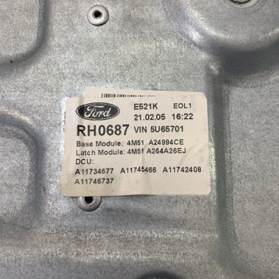 Стеклоподъемник Ford Focus 2 2005 универсал Задн. Прав. - изображение 3