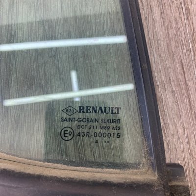 Форточка двери Renault Modus 2005 хетчбэк-5ти дв. Задн. Прав. - изображение 5