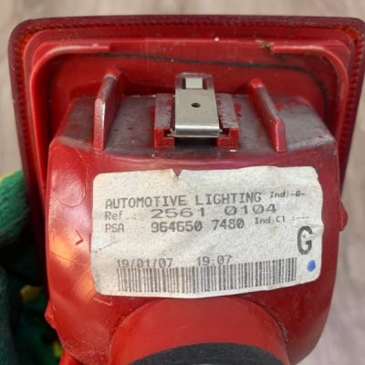 Фонарь противотуманный Peugeot 407 2007 универсал, Задн., Лев. - изображение 9