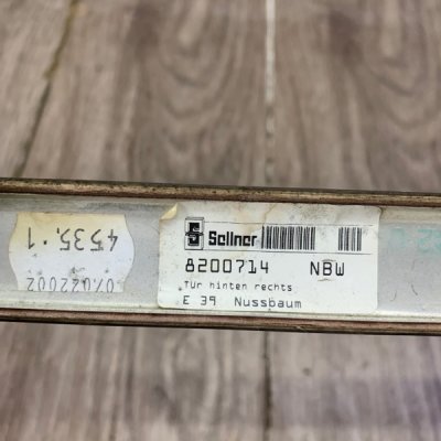 Накладка декоративная BMW 5 series E39 2002 седан Задн. Прав. - изображение 3