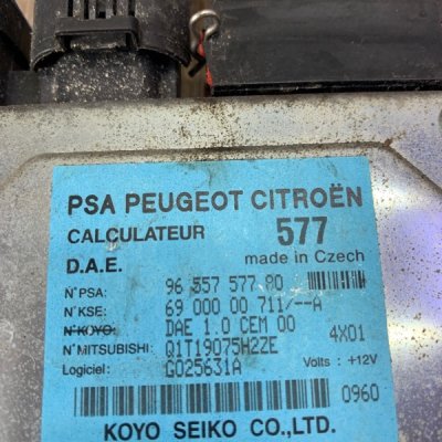 Блок управления двигателем Citroen C3 2004 хетчбэк-5ти дв. NFU(TU5JP4) - изображение 2
