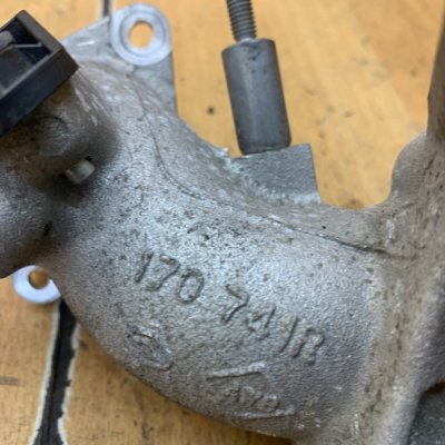 Патрубок EGR Renault Megane 2012 K9K636 - изображение 4