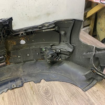 Бампер Audi A4 2003 кабриолет Перед. - изображение 3
