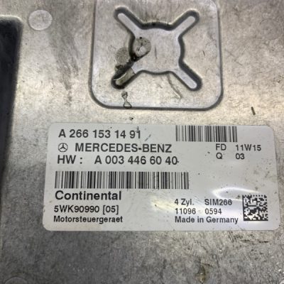 Блок управления двигателем Mercedes B-CLASS 2011 M266.940 w-245 - изображение 4