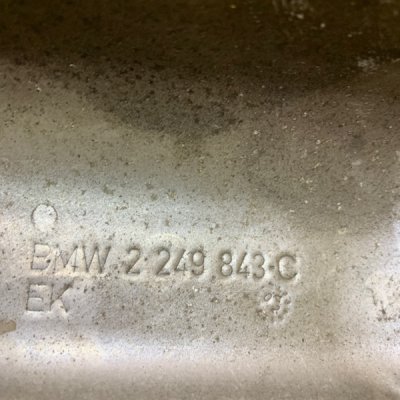 Кожух выпускного коллектора BMW 5 series E39 2002 M57D25 - изображение 4