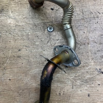 Патрубок EGR Mercedes-Benz SLK 2001 M112.947 - изображение 4