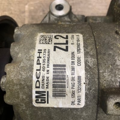 Компрессор кондиционера Opel Corsa D 2010 хетчбэк 3-х дв. A14XER - изображение 7