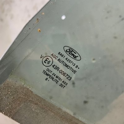 Стекло Ford Fiesta 6 2008 хетчбэк 5дв. SPJA Задн. Лев. - изображение 3