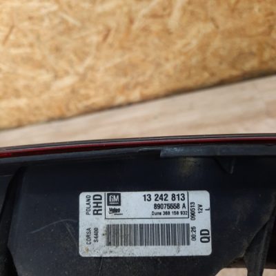 Фонарь Opel Corsa D 2013 A12XER хетчбэк 3дв., Задн., Лев. - изображение 6