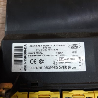 Блок комфорта Ford Fiesta 2004 хетчбэк 5дв. FXJB - изображение 2