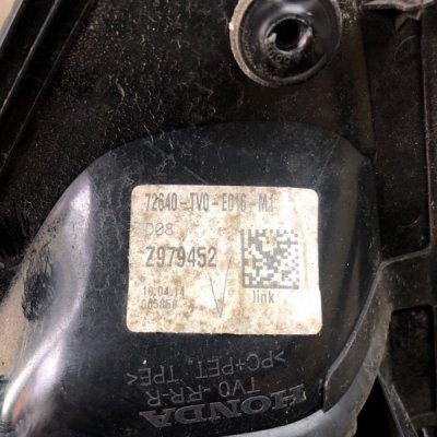 Ручка двери внешняя Honda Civic 2013 хетчбэк N16A1 Задн. Прав. - изображение 4