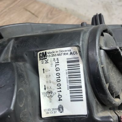 Фара Opel Astra J 2010 A16XER 1.6 хетчбэк 5дв., Перед., Прав. - изображение 13