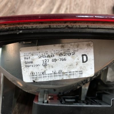 Фонарь крышки багажника Saab 9-3 2005 Z19DT 1.9 седан 4дв., Задн., Прав. - изображение 5