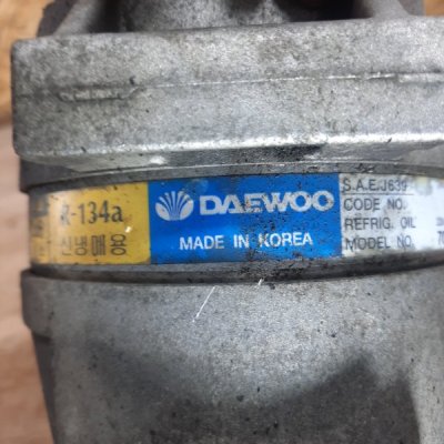 Компрессор кондиционера Daewoo Lanos 1999 хетчбэк 3дв. A16DMS - изображение 3