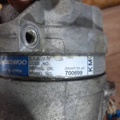 Компрессор кондиционера Daewoo Lanos 1999 хетчбэк 3дв. A16DMS - изображение 4