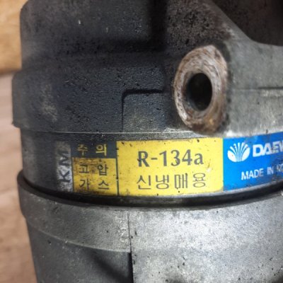 Компрессор кондиционера Daewoo Lanos 1999 хетчбэк 3дв. A16DMS - изображение 5