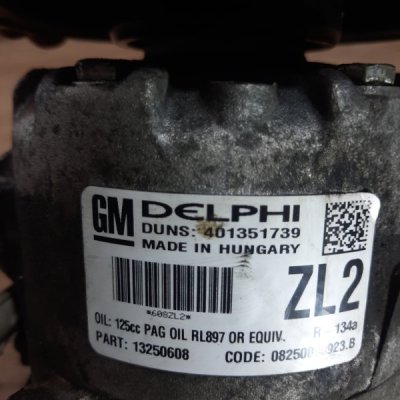 Компрессор кондиционера Opel Astra J 2010 A14NET - изображение 9