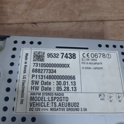 Панель управления Chevrolet AVEO 2013 седан F16D4 - изображение 4