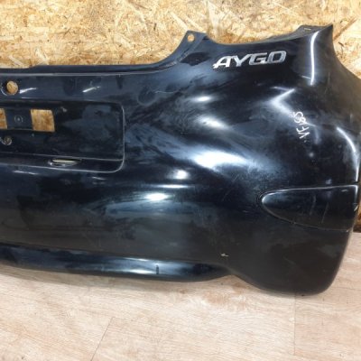 Бампер Toyota Aygo 2006 хетчбэк 5дв. 1KR-FE Задн. - изображение 15