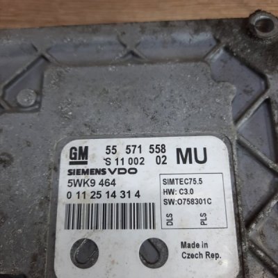 Блок управления двигателем Opel Zafira B 2010 минивэн Z16XER - изображение 2