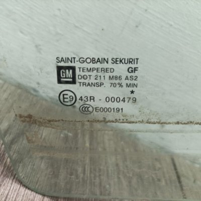 Стекло Opel Corsa D 2008 5дв хечбек Задн. Прав. - изображение 2